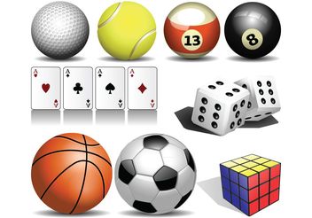 Sport Vectors and Game Vector Pack - Kostenloses vector #148483